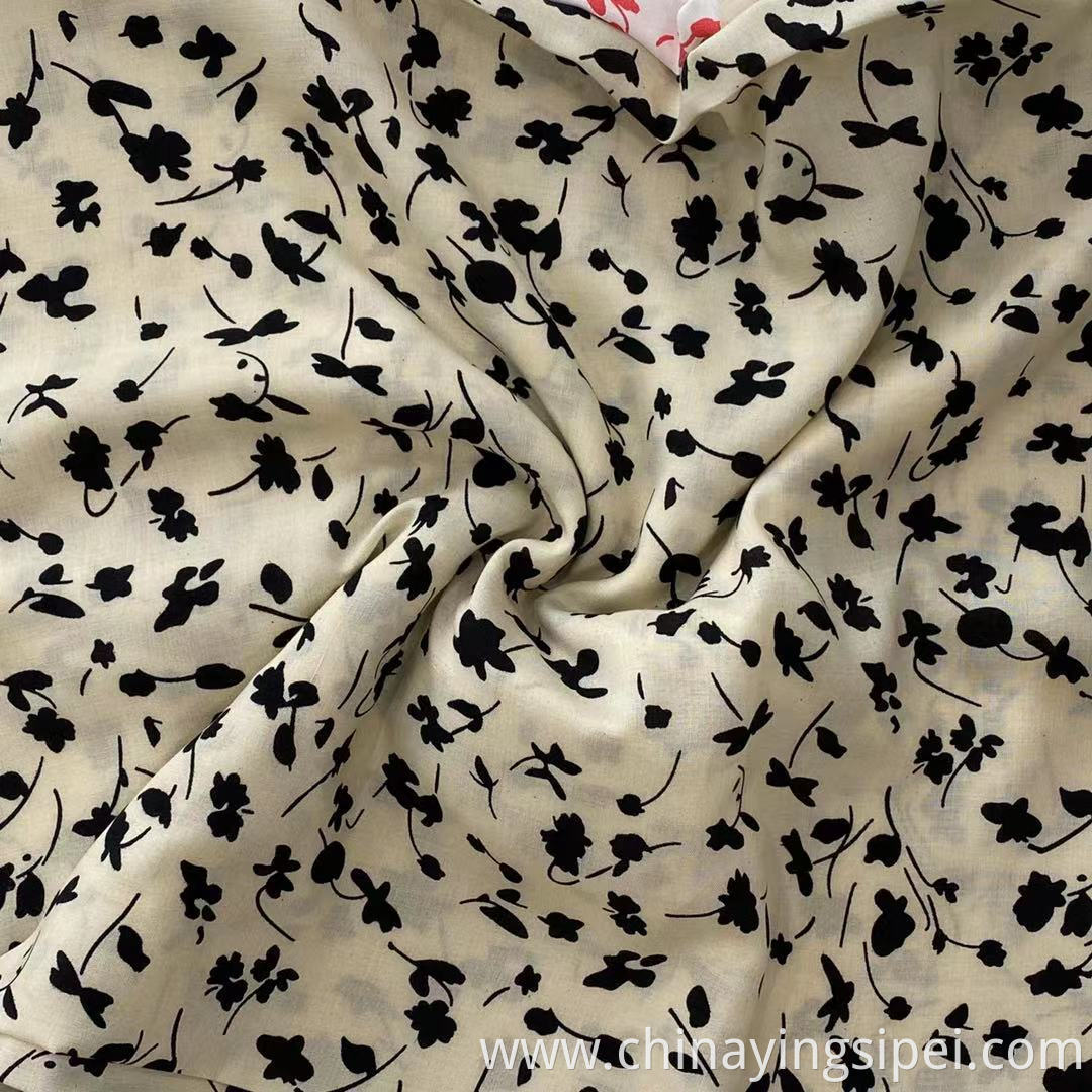 ISP Textile Manufacture Hot Sale Printed Viscose Rayon Challis Fabric